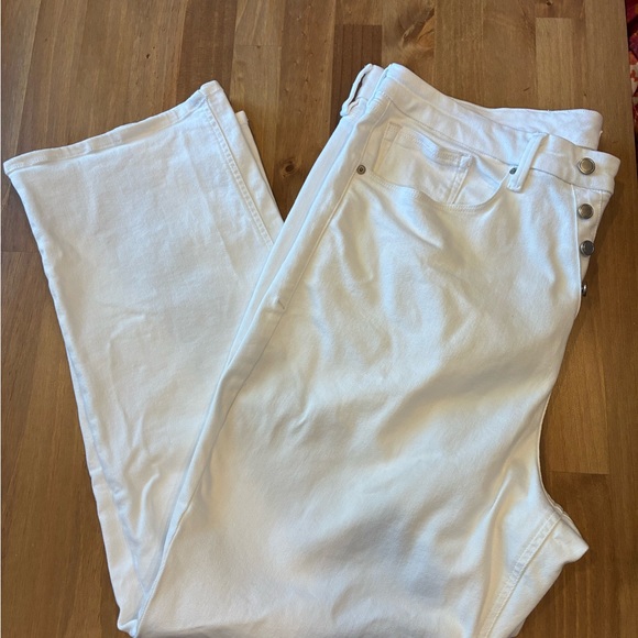 Good American Denim - Good American White Straight Jeans